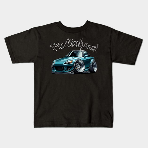 Pistonhead S2000 Kids T-Shirt by cowyark rubbark